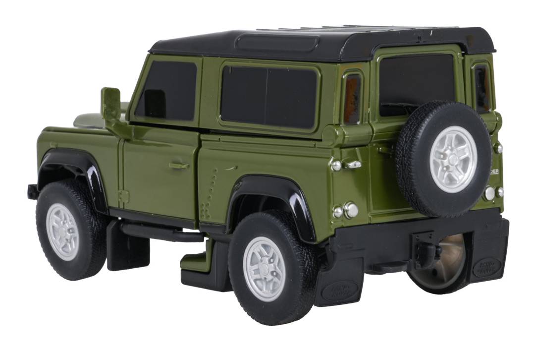 Metalni auto robot 2 u 1 Land Rover Defender RASTAR zeleni 1:32_8