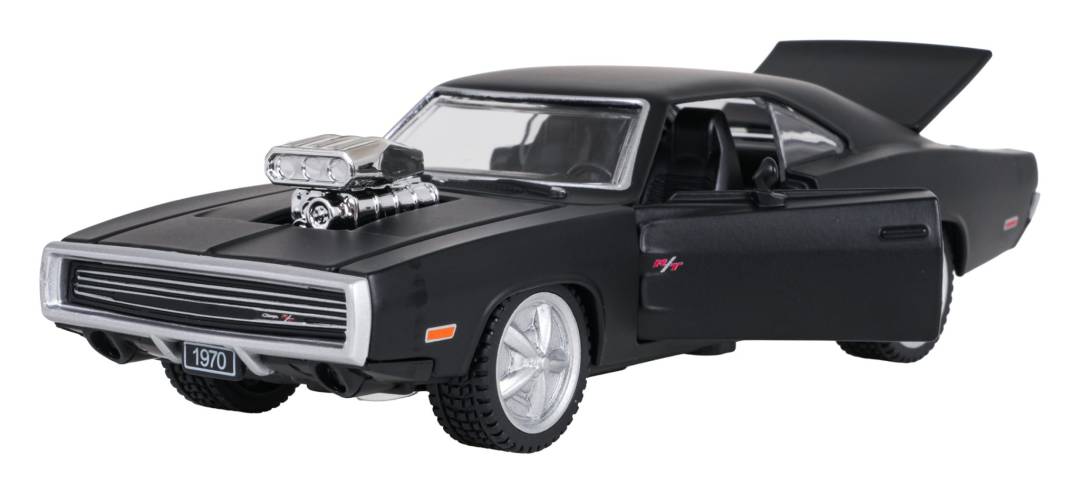 Metalni automobil 1:36 1970 Dodge Charger R/T crni Rastar_3