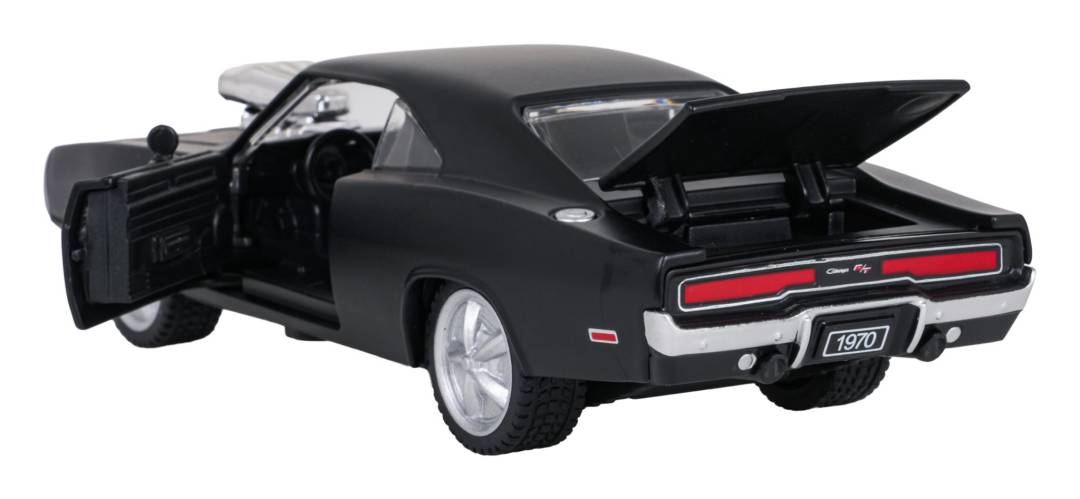 Metalni automobil 1:36 1970 Dodge Charger R/T crni Rastar_4