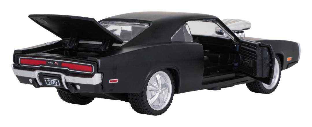 Metalni automobil 1:36 1970 Dodge Charger R/T crni Rastar_5