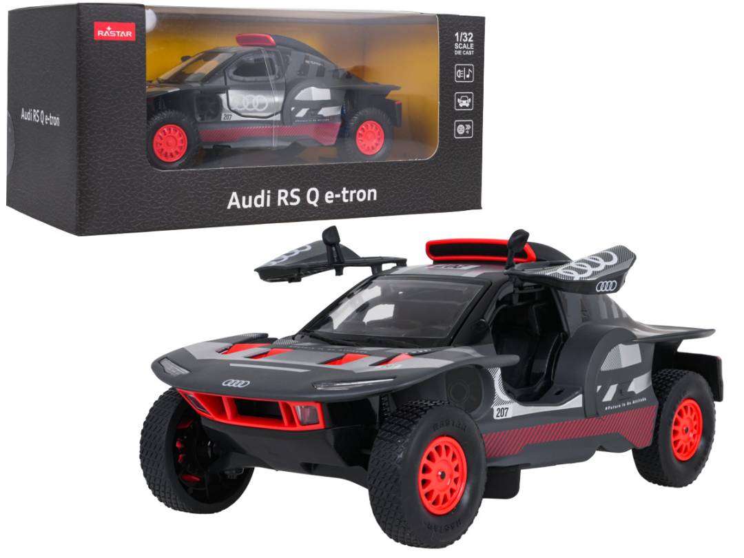 Metalni automobil Audi RS Q e-tron 1:32 sivi Rastar_1