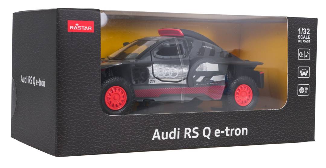 Metalni automobil Audi RS Q e-tron 1:32 sivi Rastar_6