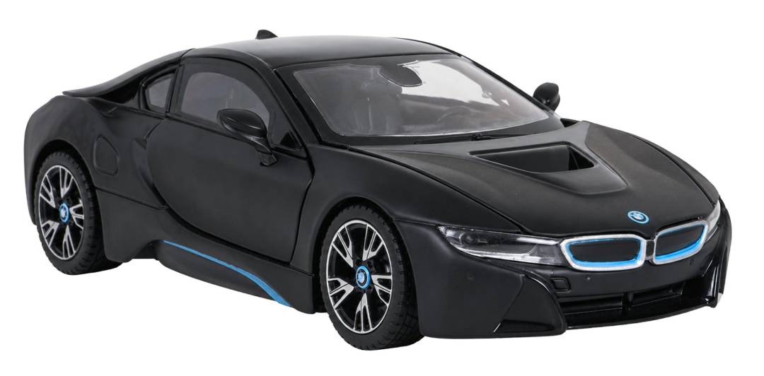 Metalni automobil BMW i8 RASTAR 1:24 crni_2