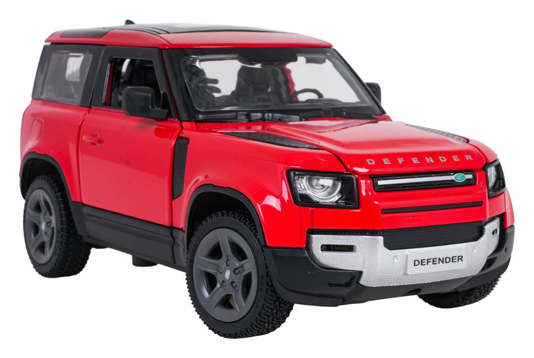 Metalni automobil Land Rover Defender 90 RASTAR 1:24 crveni_2