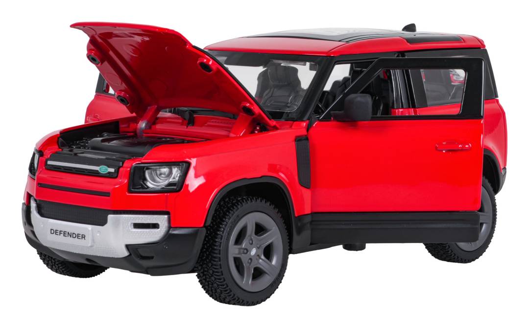 Metalni automobil Land Rover Defender 90 RASTAR 1:24 crveni_3