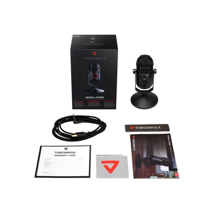 Mikrofon Thronmax Mdrill Dome Jet Black 48 kHz_4