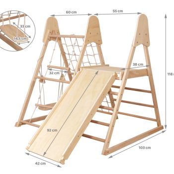 Montessori Dječje Igralište Wooden Story 4