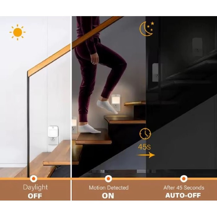 Noćna svjetiljka 230V Amber Light_8