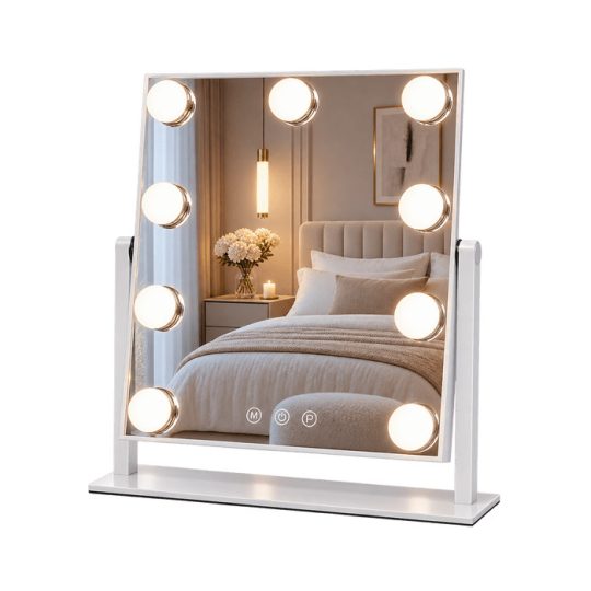Ogledalo Za Toaletni Stol Vanity 25x30cm Bijelo