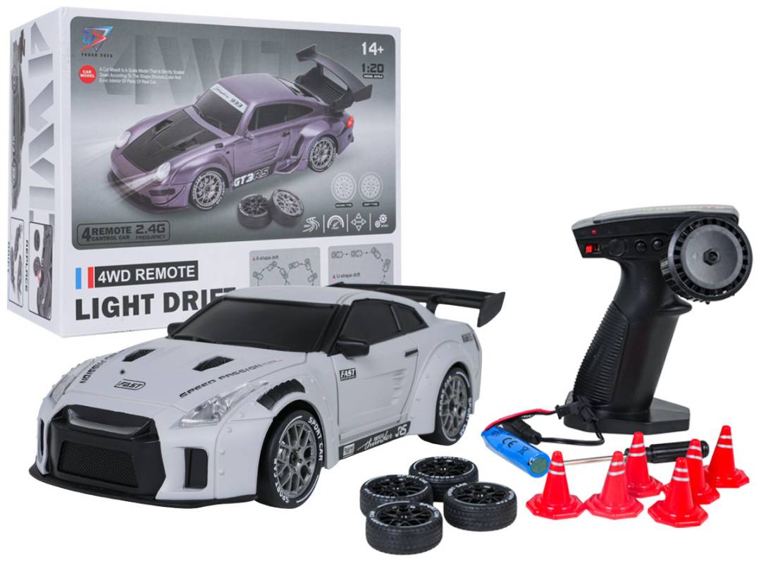 RC automobil za drift 1:20 sivi_7