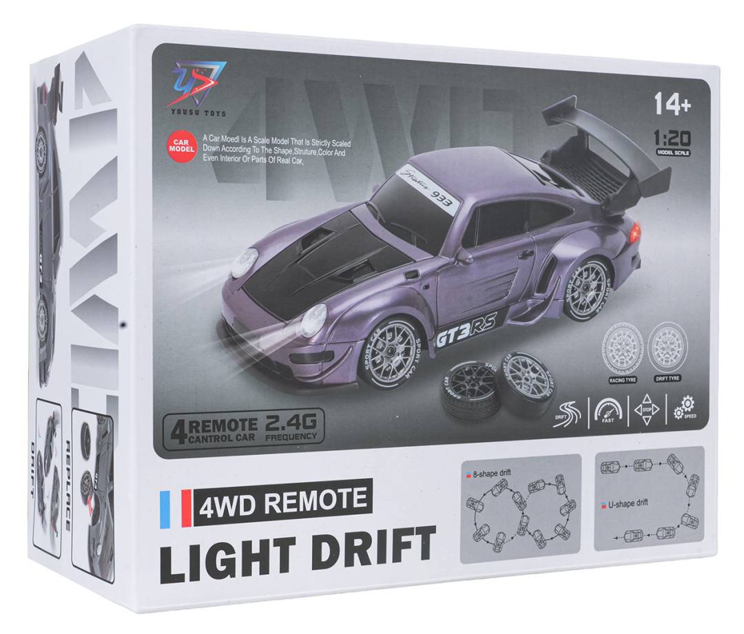 RC automobil za drift 1:20 sivi_8