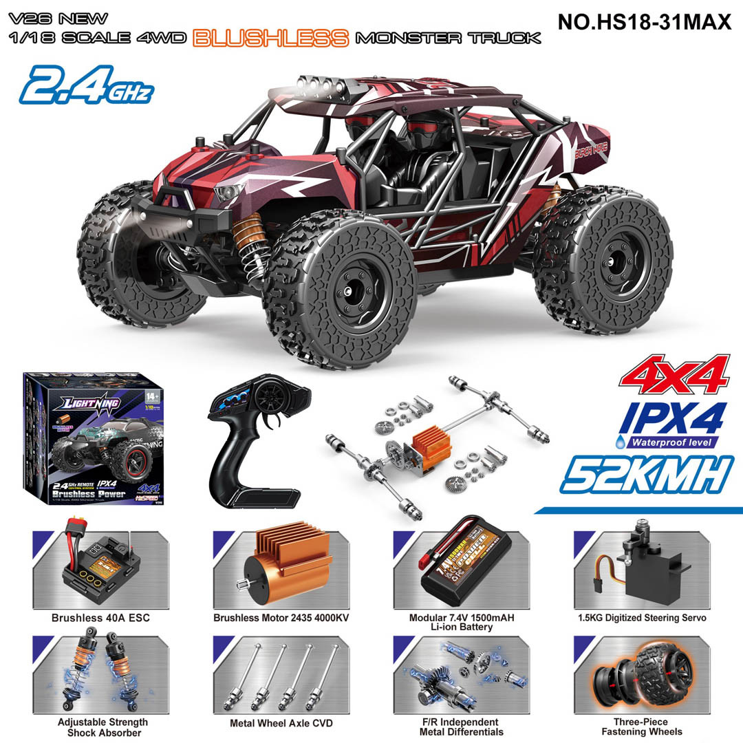 RC terenski auto Monster Max 2,4 GHz_1