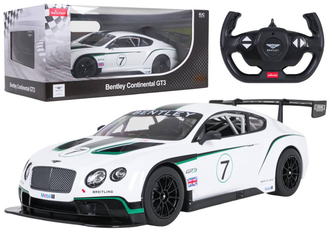 Rastar Bentley Continental GT3 autić na daljinsko upravljanje 1:14 bijeli_1