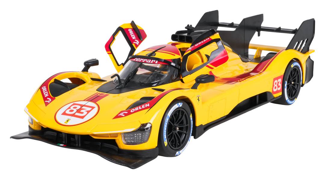Rastar Ferrari 499P RC automobil 1:14 žuti_2