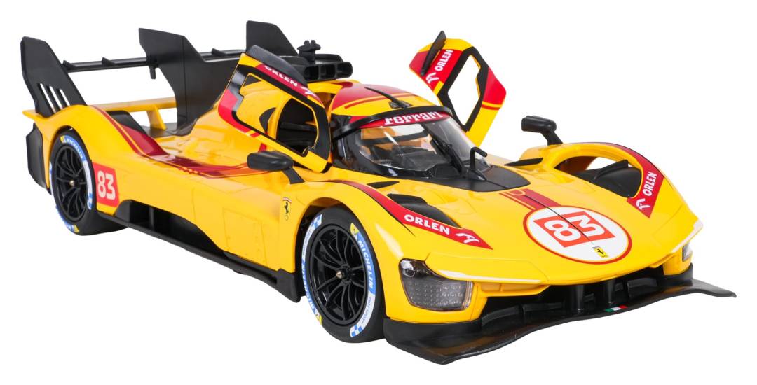 Rastar Ferrari 499P RC automobil 1:14 žuti_3