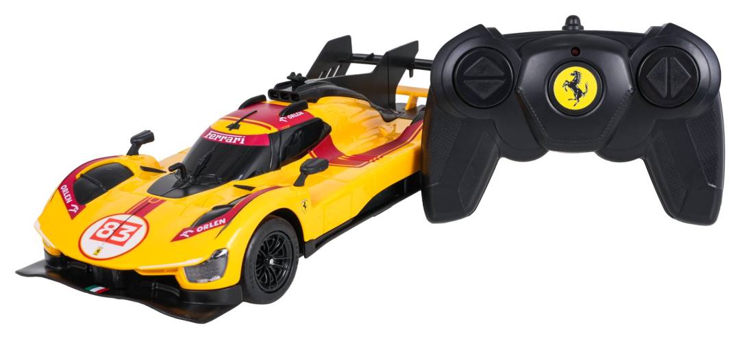 Rastar Ferrari 499P R/C automobil 1:24 žuti_6