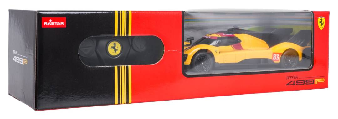 Rastar Ferrari 499P R/C automobil 1:24 žuti_8