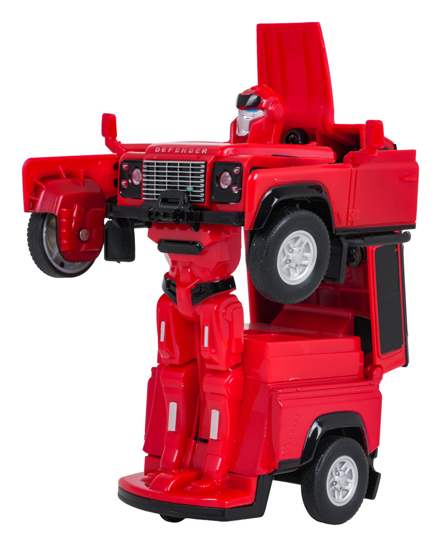 Rastar Land Rover Defender 2 u 1 automobil i robot crveni 1:32_3