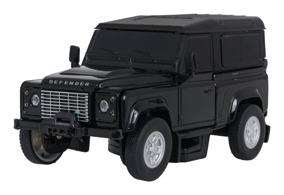 Rastar Land Rover Defender 2 u 1 metalni auto-robot 1:32 crni_6
