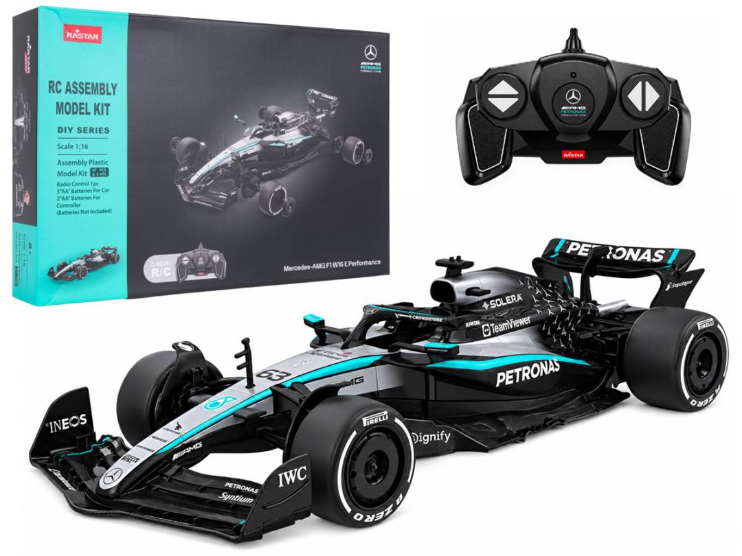 Rastar Mercedes-AMG F1 W16 E Performance R/C 1:16 crni_1