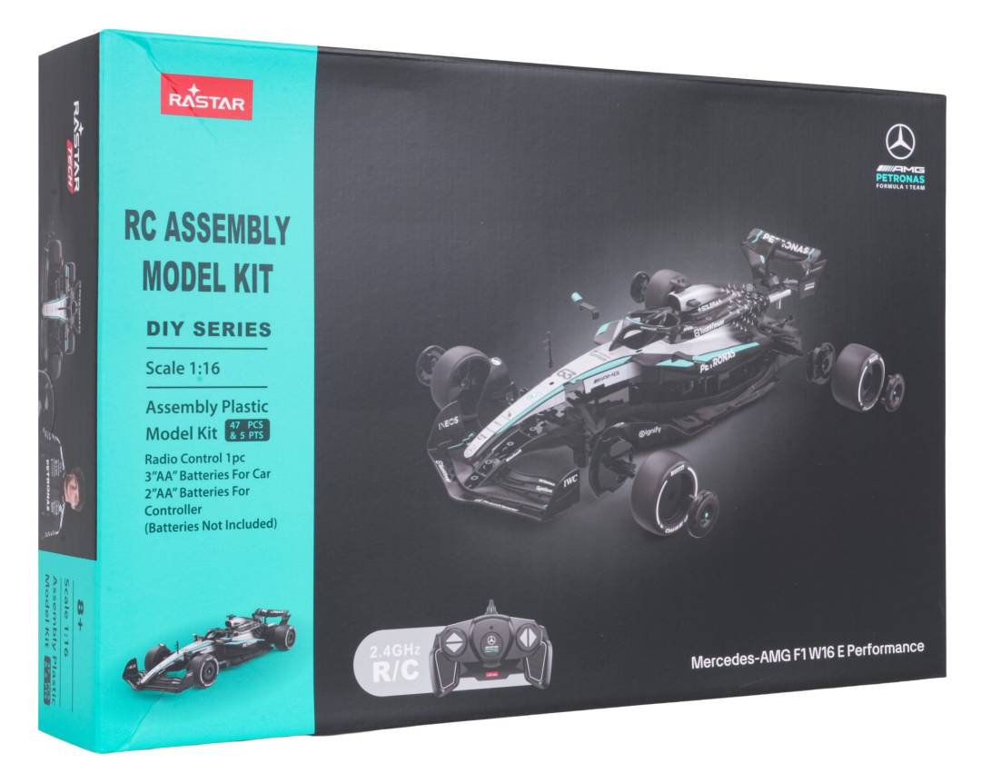 Rastar Mercedes-AMG F1 W16 E Performance R/C 1:16 crni_6