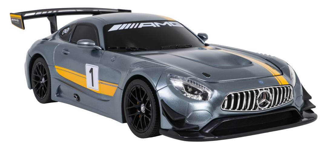 Rastar Mercedes-AMG GT3 auto robot 2 u 1 na daljinsko upravljanje 1:14 sivo_7