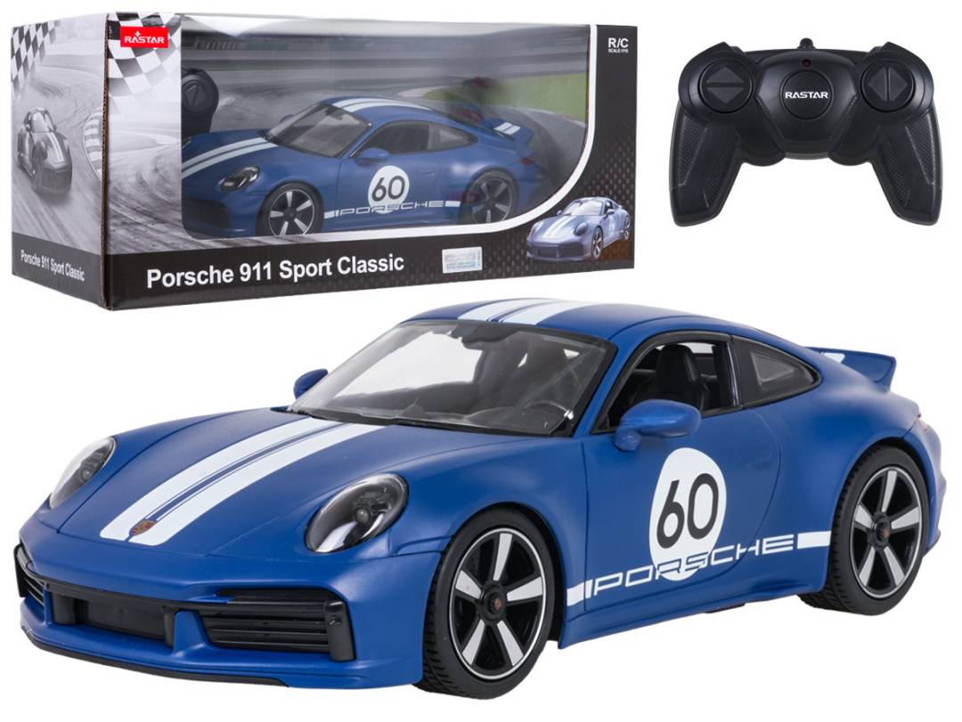 Rastar Porsche 911 Sport Classic na daljinsko upravljanje 1:16 plava_1