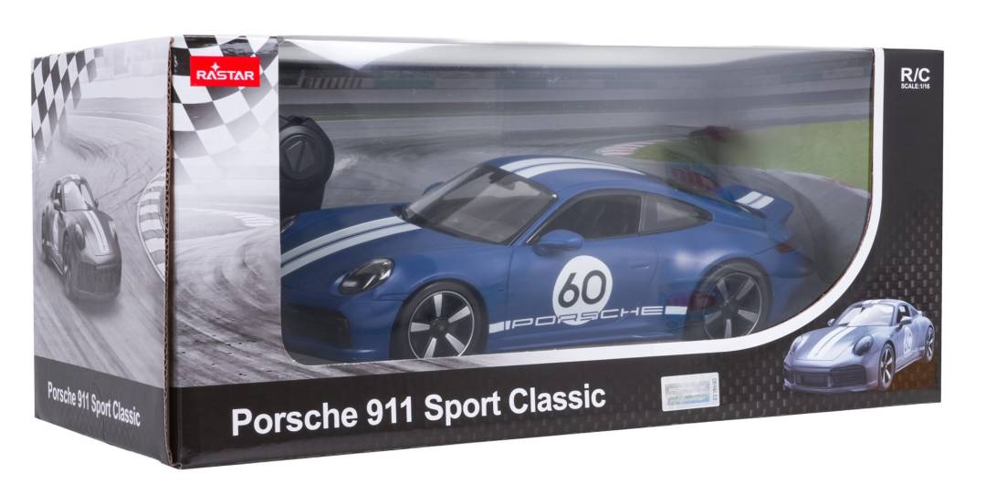 Rastar Porsche 911 Sport Classic na daljinsko upravljanje 1:16 plava_8