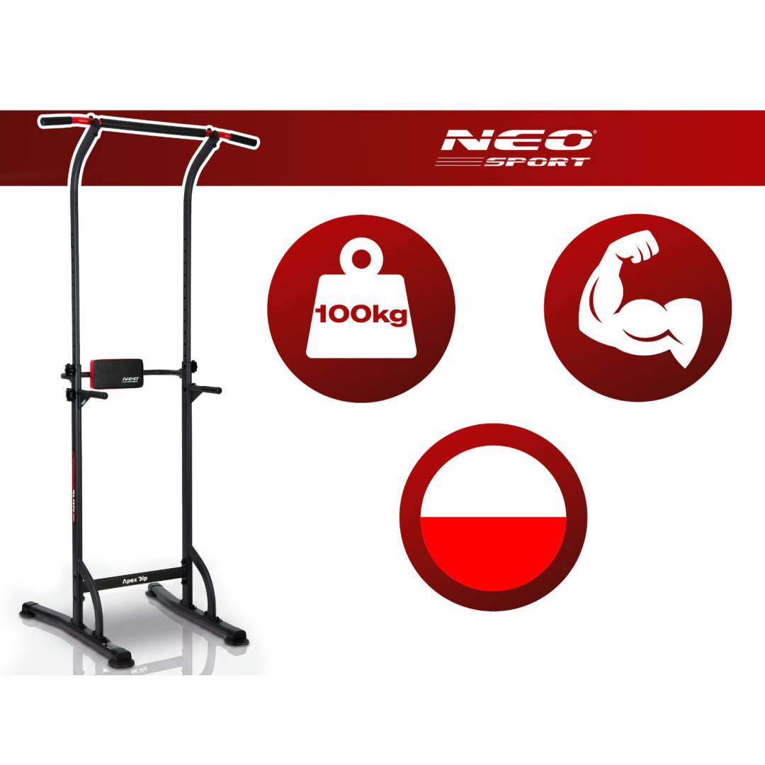Samostojeća stanica za zgibove i dipseve Neo-Sport Apex Dip_2