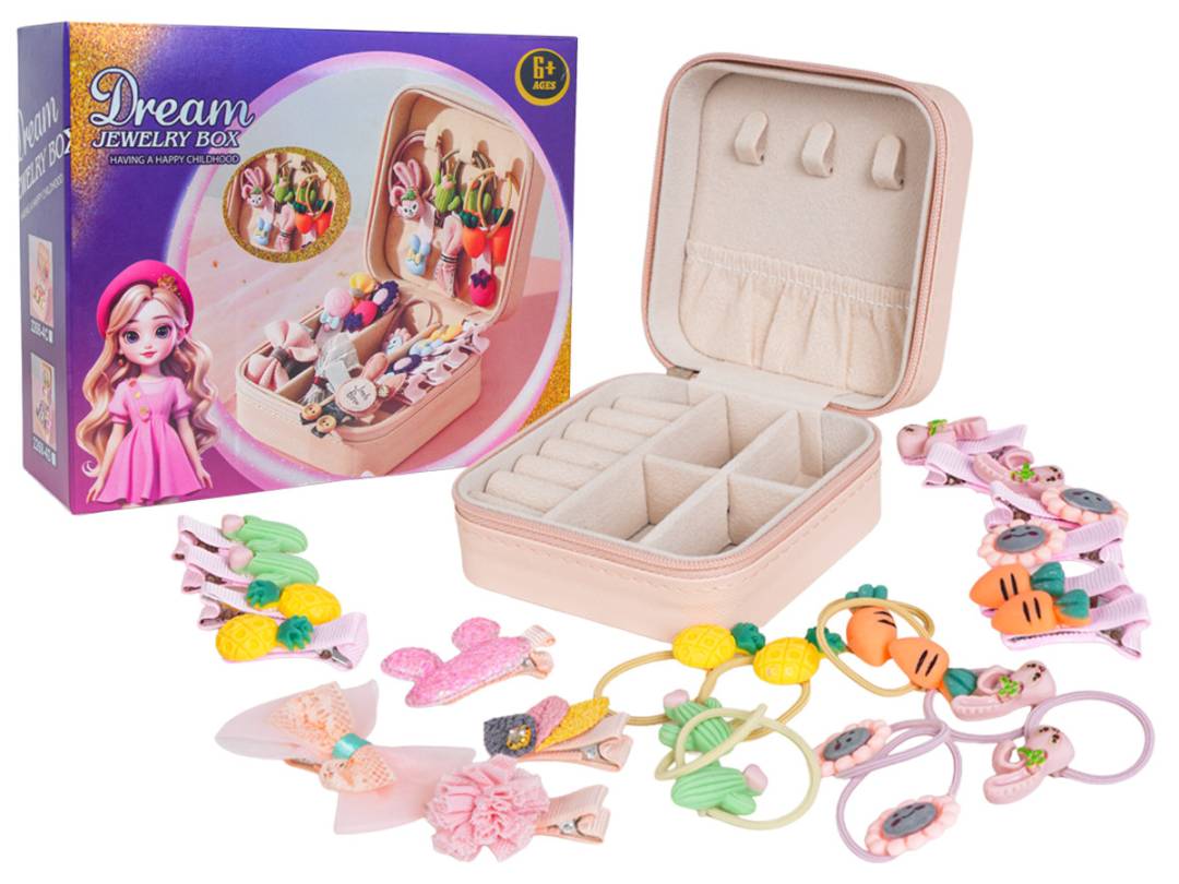 Set ukosnica i dodataka za kosu sa škrinjicom_1