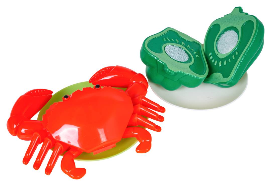 Set voća i povrća za rezanje s crvenom kutijom u obliku jabuke crveni_6