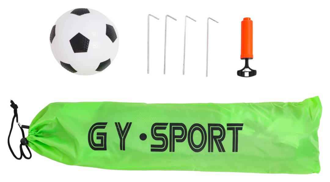 Sklopivi nogometni gol zeleni s dodacima_11