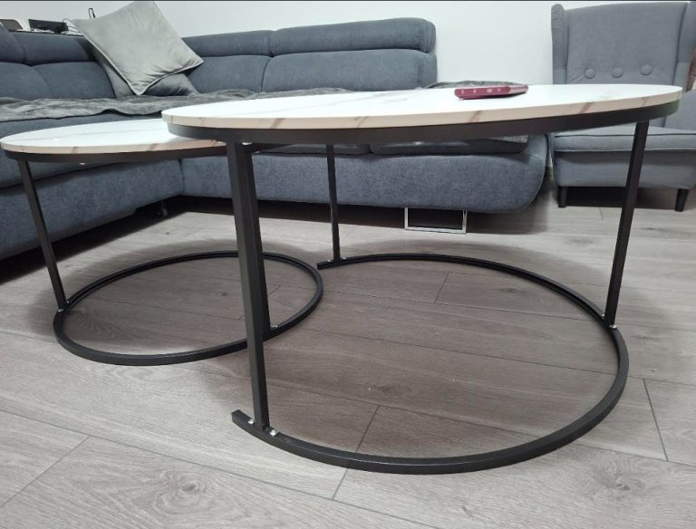 Stolić Za Kavu Oud White Marble Izlozbeni Model 1