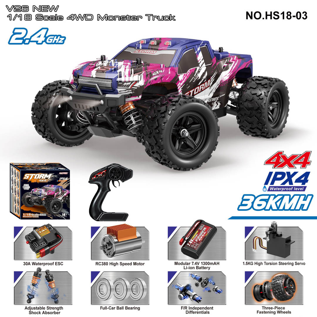 Terenski auto na daljinsko upravljanje STORM 2,4 GHz_1