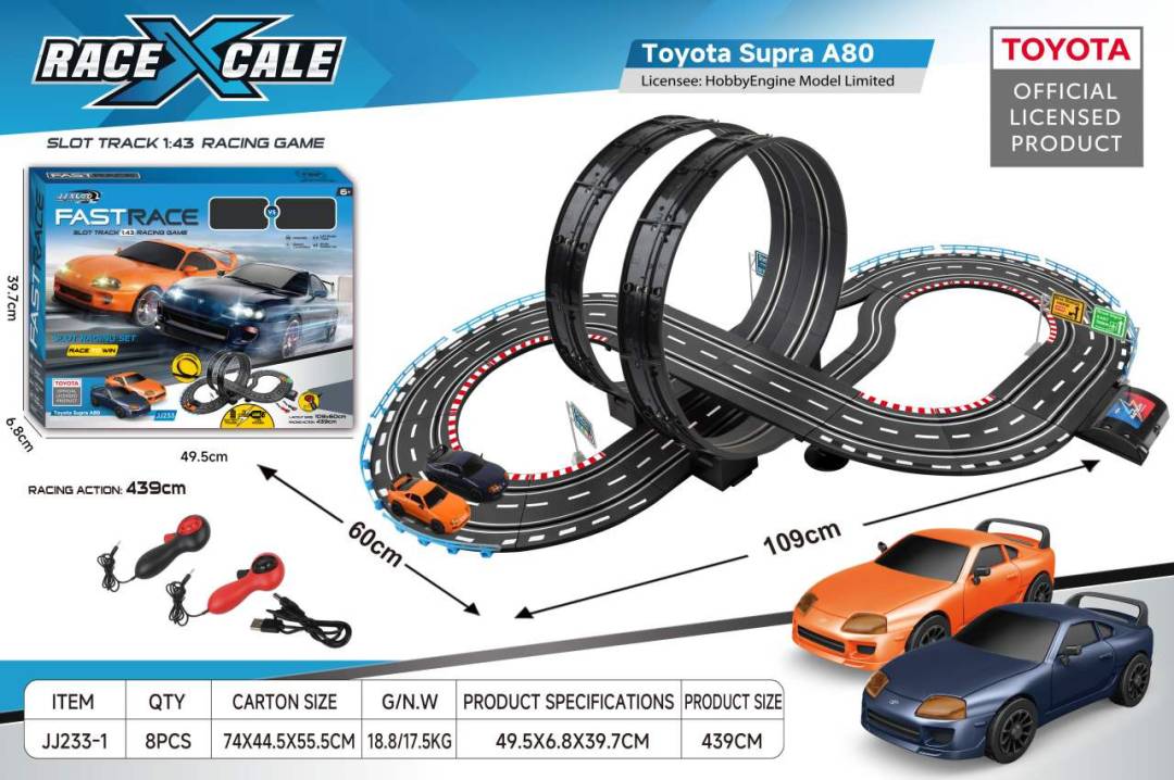 Trkaća staza na daljinsko upravljanje Toyota 1:43_1