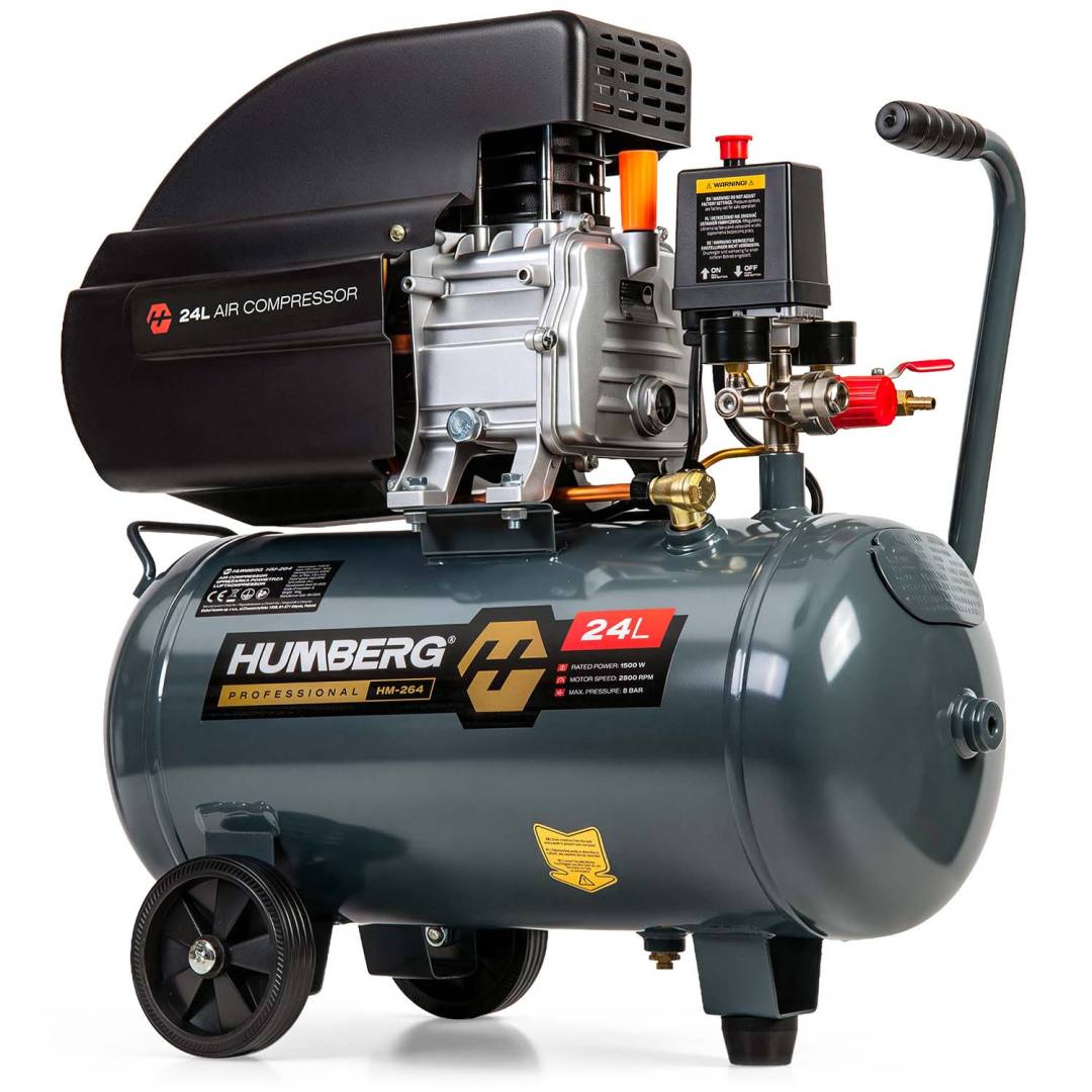 Uljni kompresor Humberg HM-264 24 l 10 bar_1