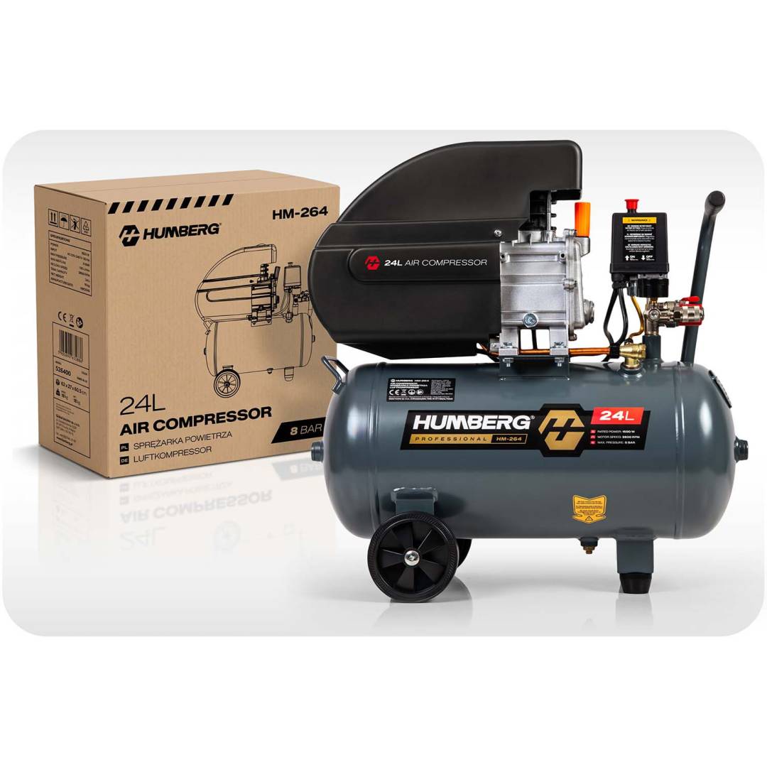 Uljni kompresor Humberg HM-264 24 l 10 bar_14