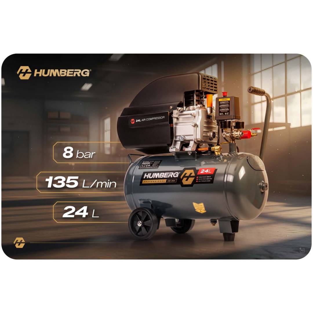 Uljni kompresor Humberg HM-264 24 l 10 bar_4