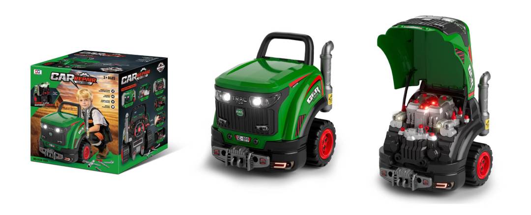 Zeleni set malog mehaničara Traktor_1