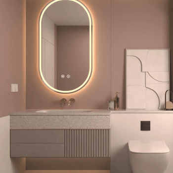 Ovalno Ogledalo S Led Rasvjetom Prestige 1