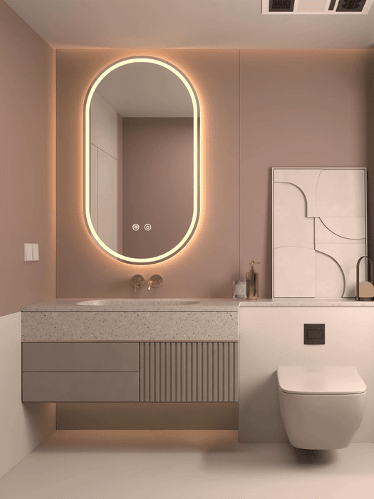 Ovalno Ogledalo S Led Rasvjetom Prestige 1