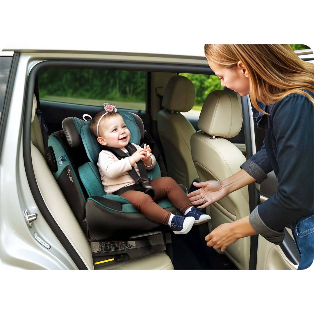 Autosjedalica Nukido Prestige Line crna i plava 0–36 kg ISOFIX_3