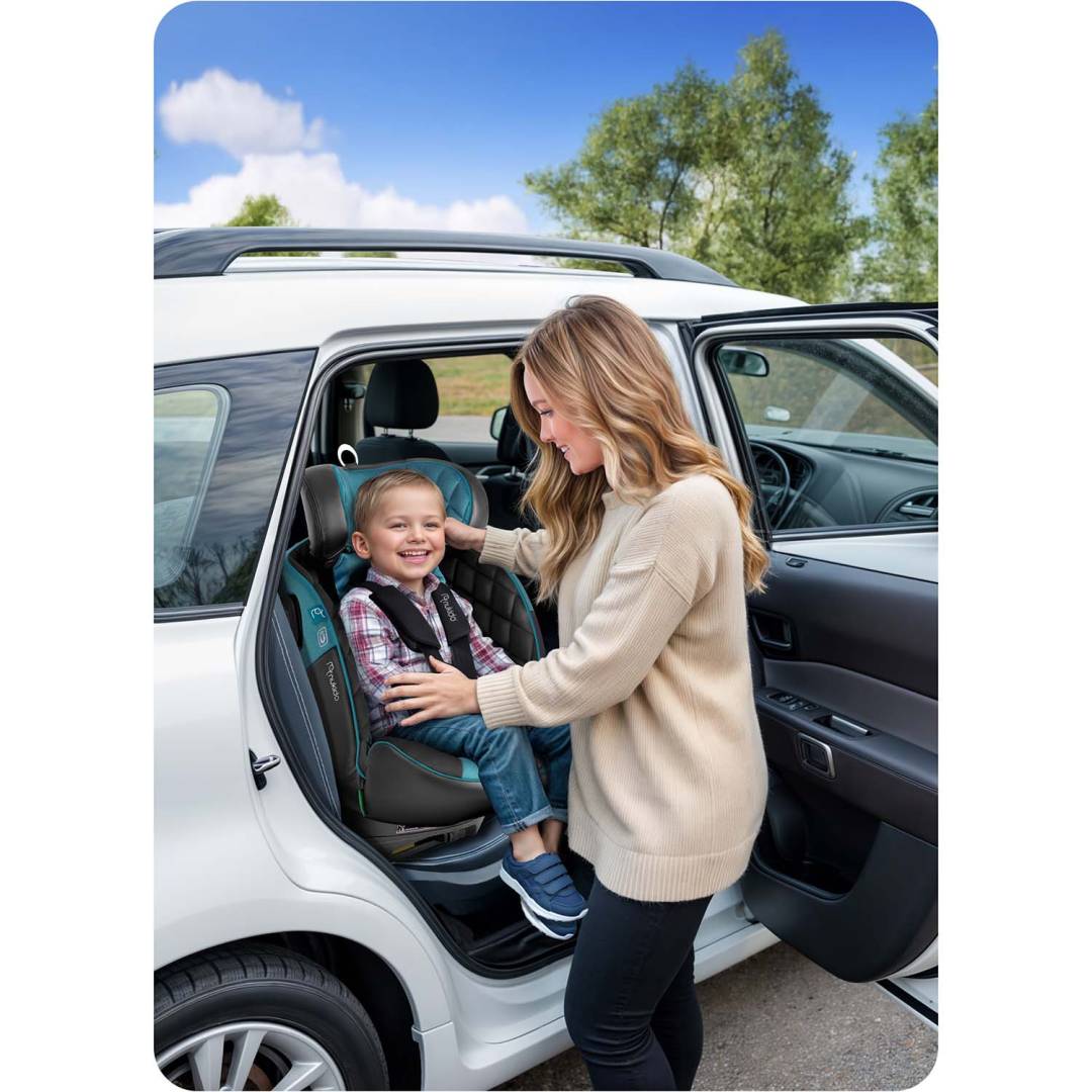 Autosjedalica Nukido Prestige Line crna i plava 0–36 kg ISOFIX_5