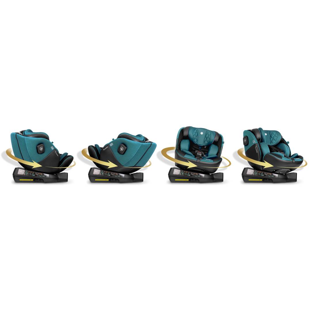 Autosjedalica Nukido Prestige Line crna i plava 0–36 kg ISOFIX_6