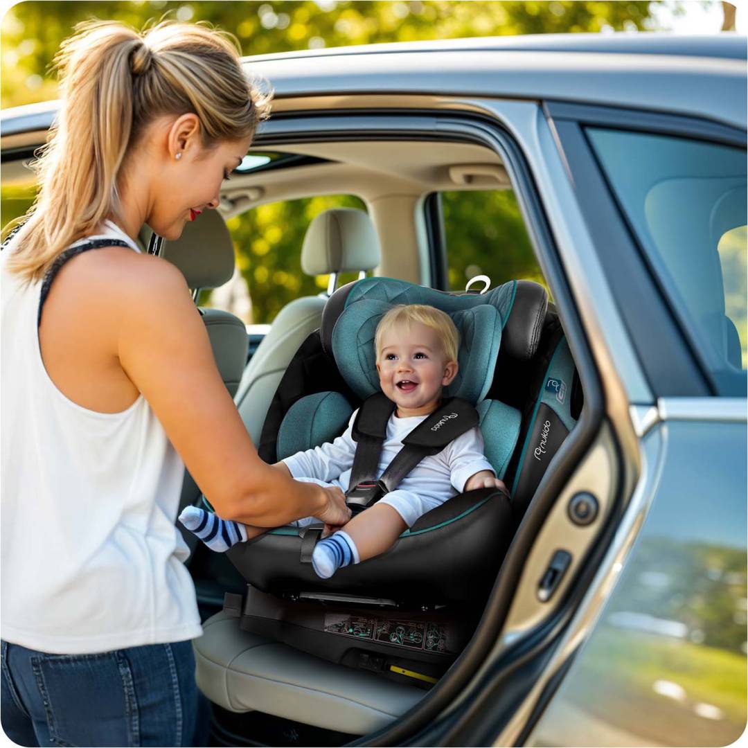 Autosjedalica Nukido Prestige Line crna i plava 0–36 kg ISOFIX_7