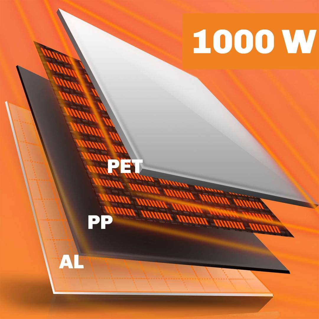 Berdsen infracrveni grijaći panel 1000 W bež_8