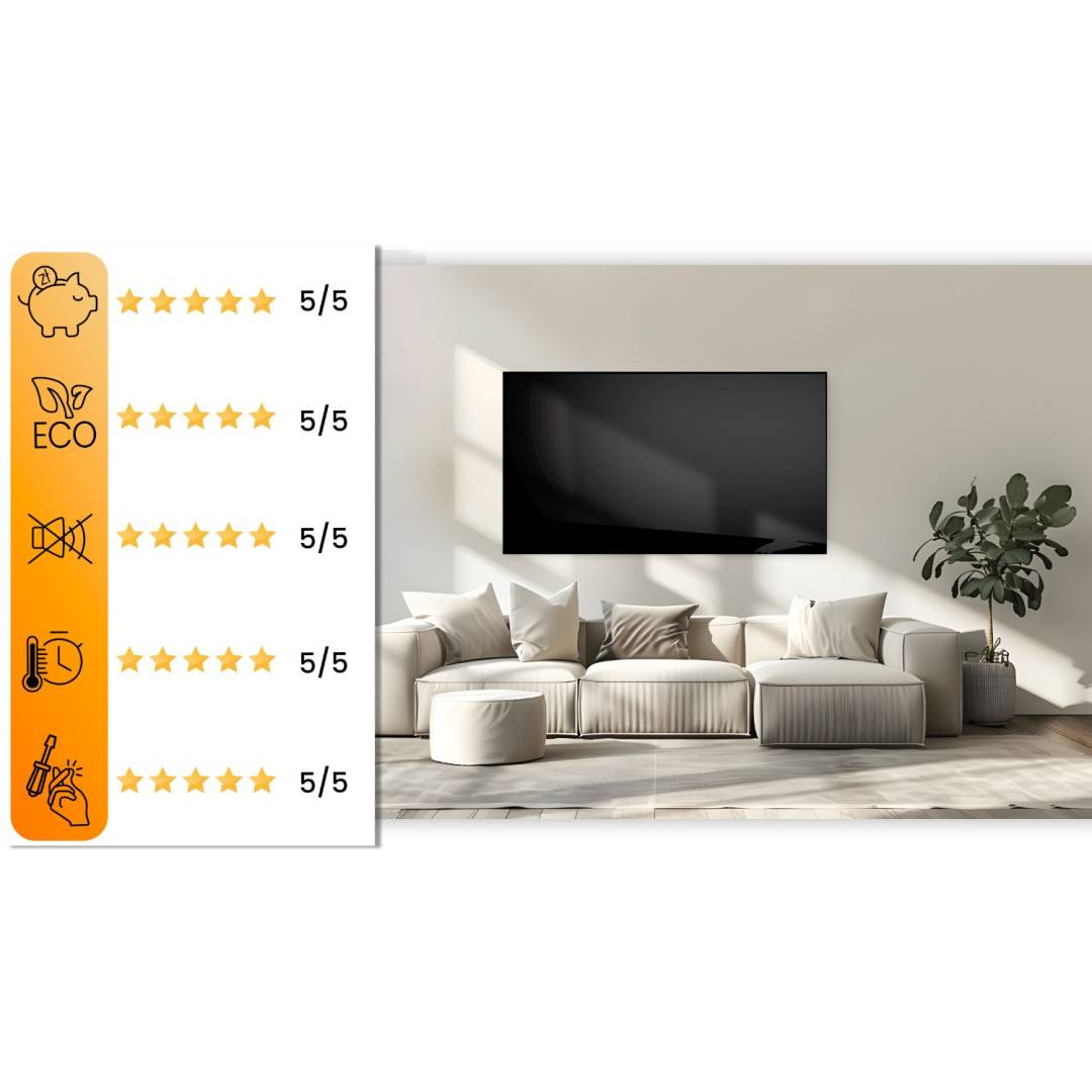 Berdsen infracrveni grijaći panel 600 W s Wi‑Fi upravljanjem crni_12
