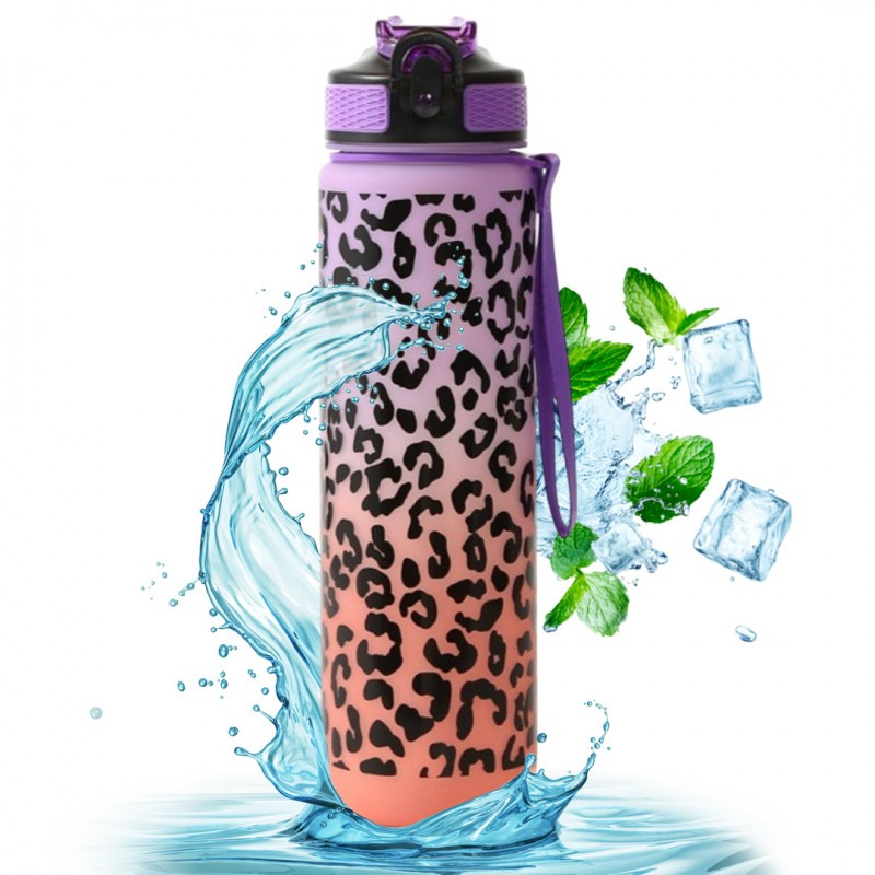 Boca za vodu, 28 cm, 1000 ml, ljubičasta_1