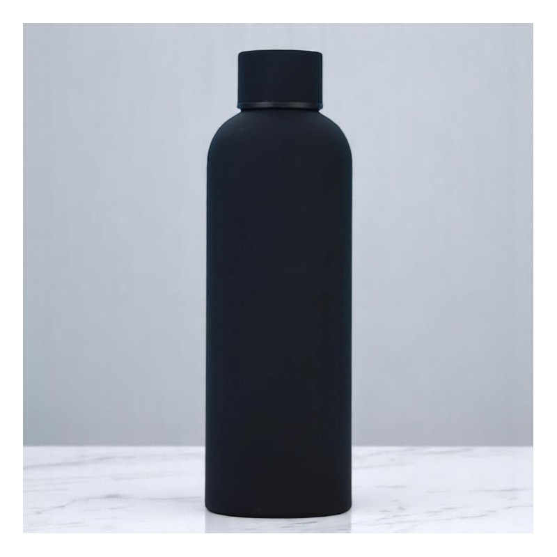 Boca za vodu – od baršuna, 500 ml, crna_3