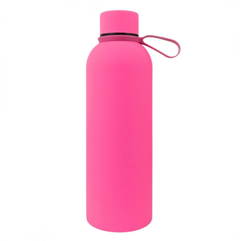 Boca za vodu – od baršuna, 500 ml, roza_2